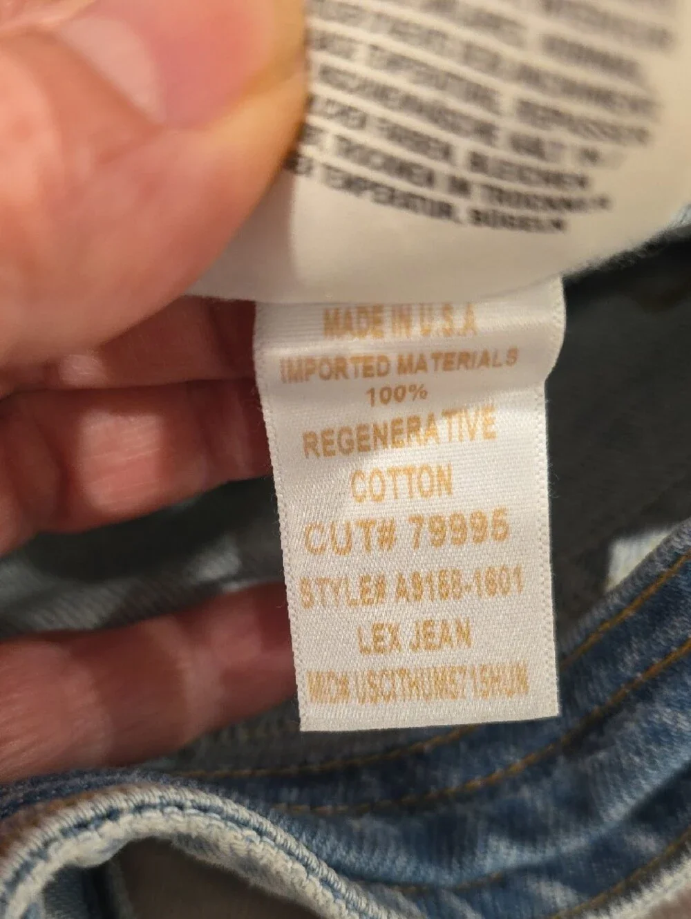NEW $268 AGOLDE LEX LOW SLUNG BAGGY JEANS IN LIGHT BLUE #2 SIZE 27 - Picture 16 of 16